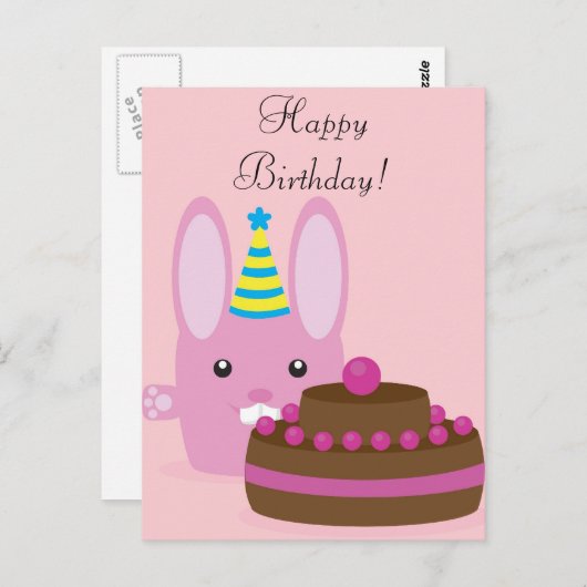 Carte Postale Grotte d'anniversaire (Devant / Derrière)