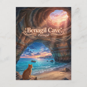 Carte Postale Grotte de Benagil Portugal