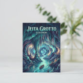 Carte Postale Grotte de Jeita Liban (Debout devant)