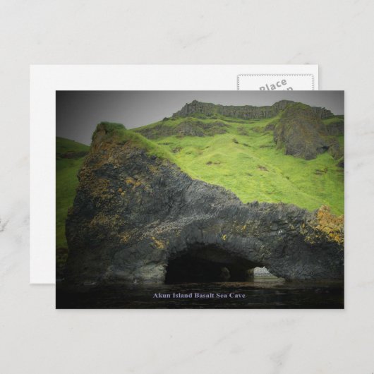 Carte Postale Grotte de la mer de Basalt (Devant / Derrière)