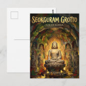 Carte Postale Grotte de Seokguram Corée du Sud (Devant / Derrière)