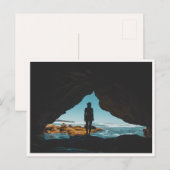 Carte Postale Grotte de Sunset Cliffs San Diego Plage Point Loma (Devant / Derrière)