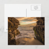 Carte Postale Grotte marine à Windansea Beach (Devant / Derrière)