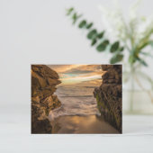 Carte Postale Grotte marine à Windansea Beach (Debout devant)