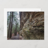 Carte Postale Grotte Whisperer, Hocking Hills State Park, Ohio (Devant / Derrière)