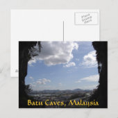 Carte Postale Grottes de Batu, Malaisie (Devant / Derrière)