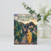 Carte Postale Grottes de Batu Malaisie (Debout devant)