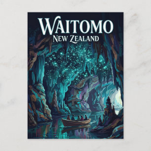 Carte Postale Grottes de glowworm de Waitomo Nouvelle-Zélande