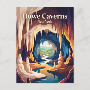 Carte Postale Grottes de Howe New York