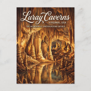 Carte Postale Grottes de Luray Virginie