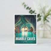 Carte Postale Grottes de marbre Chili (Debout devant)