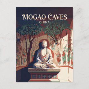 Carte Postale Grottes de Mogao Bibliothèque Grotte 17 Chine