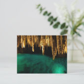 Carte Postale Grottes souterraines dans l'eau (Debout devant)