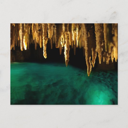 Carte Postale Grottes souterraines dans l'eau (Devant)