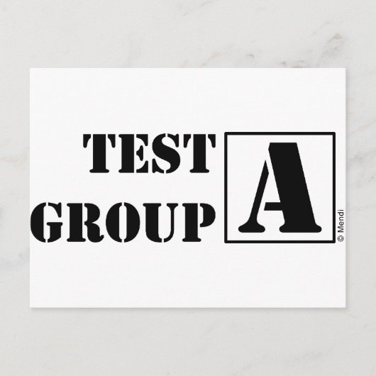 Carte Postale Groupe A (Devant)