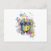 Carte Postale groupe, batterie, basse, musicien, jazz, drummer d (Devant)