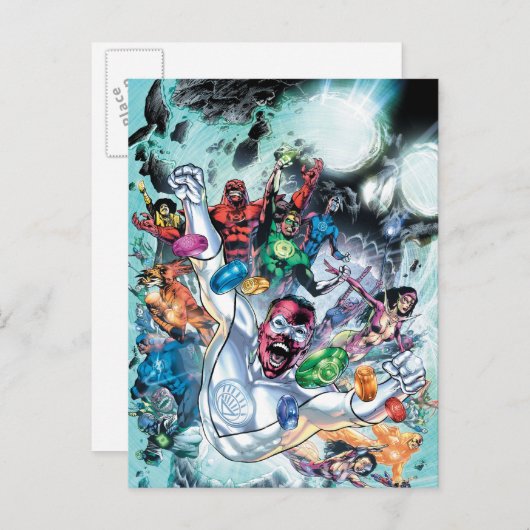 Carte Postale Groupe Corp avec anneaux (Devant / Derrière)