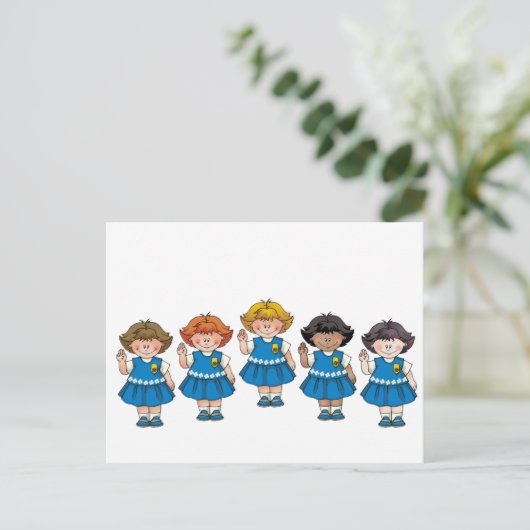 Carte Postale Groupe Daisy (Debout devant)