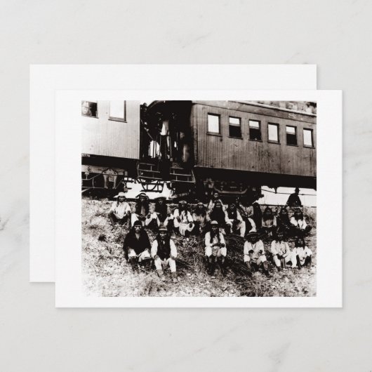 Carte Postale Groupe de Geronimo (Devant / Derrière)