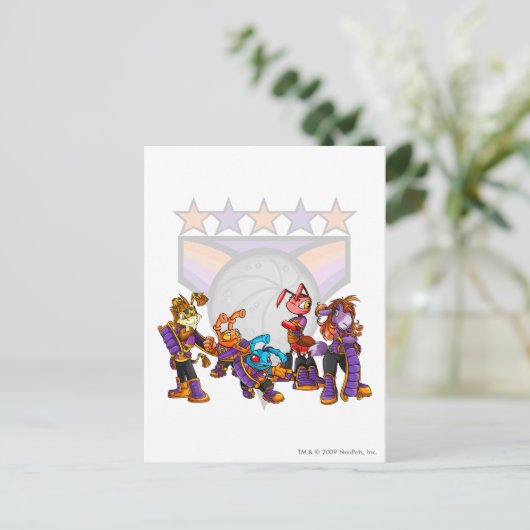 Carte Postale Groupe de Kreludor d'équipe (Debout devant)