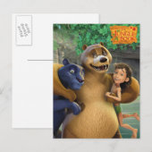 Carte Postale Groupe de livres de la Jungle 1 (Devant / Derrière)