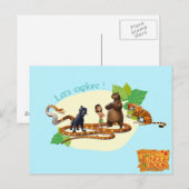 Carte Postale Groupe de livres de la Jungle Shot 4 (Devant / Derrière)