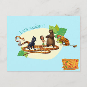 Carte Postale Groupe de livres de la Jungle Shot 4