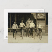 Carte Postale Groupe de Messagers Postal à Norfolk, Virginie. (Devant / Derrière)