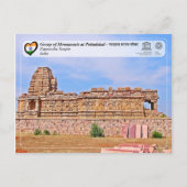 Carte Postale Groupe de monuments à Pattadakal, temple de Papana (Devant)