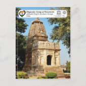 Carte Postale Groupe de Monuments Khajuraho - Temple Adinath (Devant)