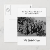 Carte Postale Groupe De Soeurs - Infirmières Pendant Les 2ÈME GU (Devant / Derrière)