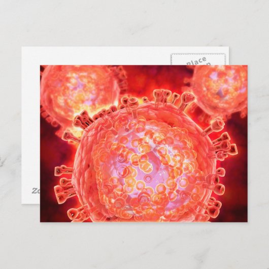 Carte Postale Groupe De Virus Du VIH 1 (Devant / Derrière)