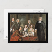 Carte Postale Groupe des Bermudes, par John Smibert (Devant / Derrière)