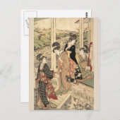 Carte Postale Groupe des femmes (Devant / Derrière)