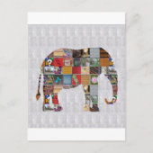 Carte Postale GROUPE ELEPHANT à bas prix GRANDcard NVN491 (Devant)