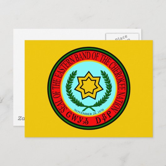 Carte Postale Groupe Est Du Phoque Cherokee (Devant / Derrière)