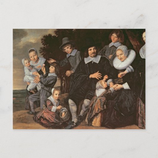 Carte Postale Groupe familial dans un paysage, c.1647-50 (Devant)