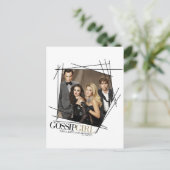 Carte Postale Groupe Graphique Glamour de Gossip Girl (Debout devant)