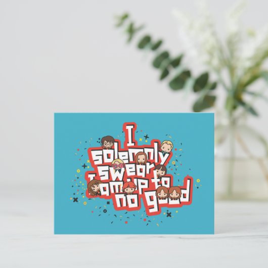 Carte Postale Groupe "J'ESPÈRE SOLENNELLEMENT QUE JE NE SUIS À L (Debout devant)