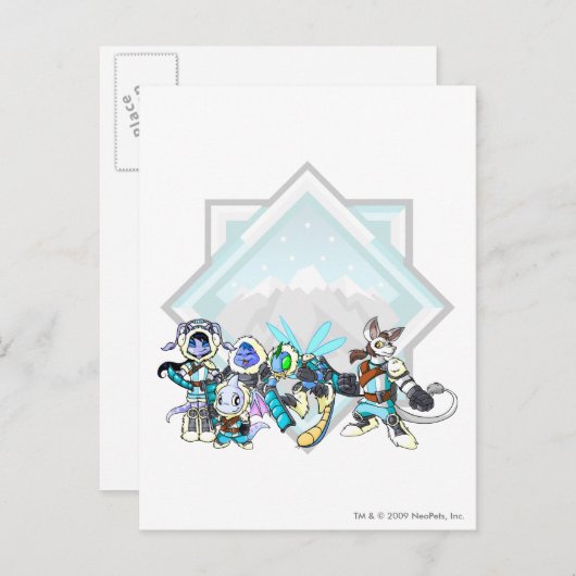 Carte Postale Groupe Terror Mountain (Devant / Derrière)