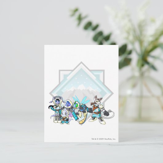 Carte Postale Groupe Terror Mountain (Debout devant)