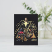 Carte Postale Groupe Triangulaire Graphique de Black Adam (Debout devant)