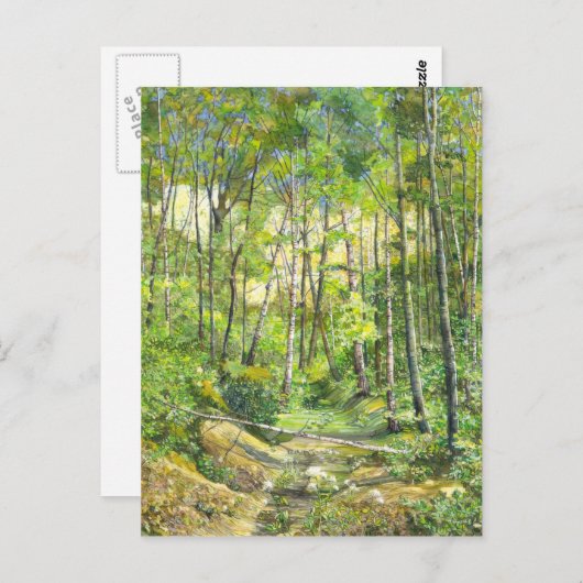 Carte Postale grove (Devant / Derrière)