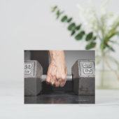 Carte Postale Grpoids de levage pour femme âgée (Debout devant)