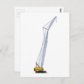 Carte Postale Grue (Devant / Derrière)
