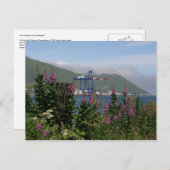 Carte Postale Grue APL en Hollande Harbour, Alaska (Devant / Derrière)