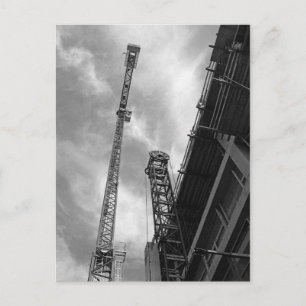 Carte Postale Grue et matériel de construction contrepoids photo
