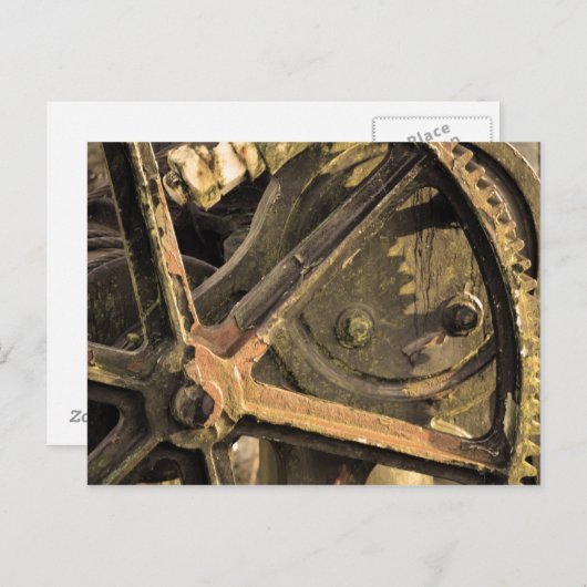 Carte Postale Grue oubliée (Devant / Derrière)