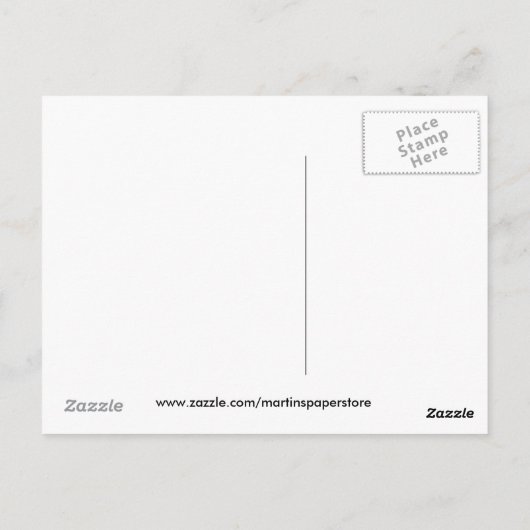 Carte Postale Grue oubliée (Dos)