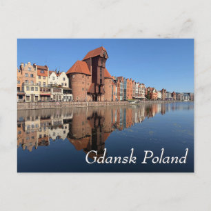 Carte Postale Grue Żuraw, Gdansk Pologne